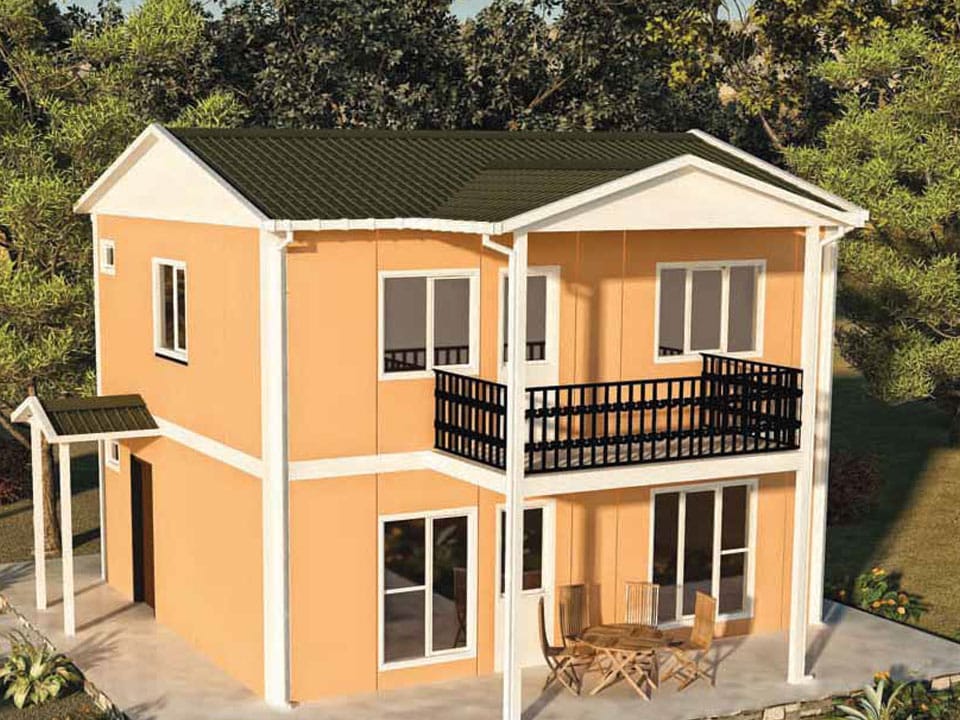 104m2 prefabrik villa