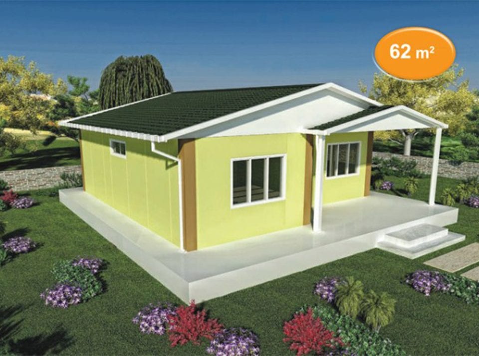 62m2 prefabrik villa
