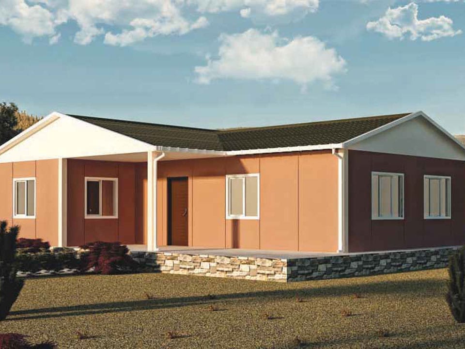 91m2 prefabrik villa