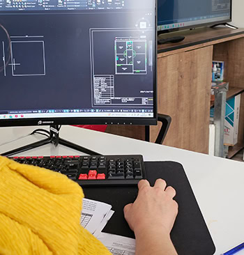 prefabrik proje çizen mimar