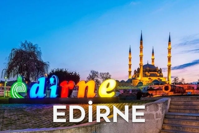 Edirne şehri genel foto